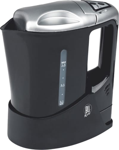 All Ride Waterkoker 24 Volt Vrachtwagen - Reiswaterkoker 0.8 L - 24 Volt Waterkoker voor Vrachtwagen, Boot en Caravan - Thermische Beveiliging - Automatisch Uitschakelen - Zwart