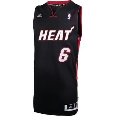 Adidas X NBA Samenwerking James Heat 6 Jersey Comfortabel Zacht Ademend Mouwloos Tanktop Unisex Tops Zwart 7912A-314-K91382 XL brown