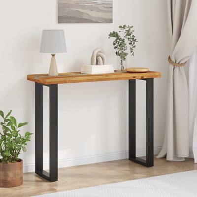 vidaXL - Consoletafel - Bruin - 100 - x - 35 - x - 75 - cm - Massief - Teakhout