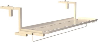 Hangende Balkontafel - Buiten Bijzettafel - Buiten Genieten - Verstelbare Hoogte - Past Op Leuningen - Metaal