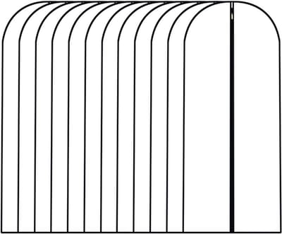 Kledinghoezen Set - Kledingbeschermers - Garderobe Opslag - Ademend & Waterdicht - 12 Stuks - Transparant