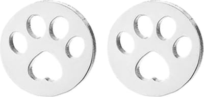 Fako Bijoux® - Oorbellen - Steker - RVS - Stainless Steel - Pootje Rond - Zilverkleurig