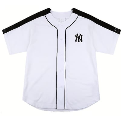 MLB New York Yankees Patch Geborduurd Sport Baseball Jersey Uniseks jersey Wit 31BSS1931-50W L white