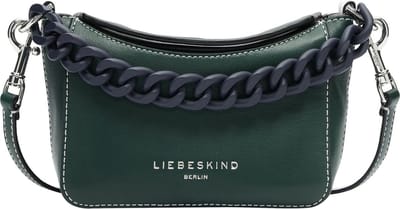LIEBESKIND BERLIN Leren Schoudertas Alessa 2 Kodiaq Crossbody Mystic River Donkergroen