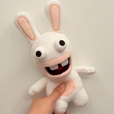 Nieuw Schattig Cartoon Gek Konijn Pluche Speelgoed Om Te Slapen Grappig Langoren Konijn Poppen Speelgoed Cadeau Perifeer