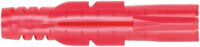 Multifunctionele pluggen - Universele pluggen - Bevestigen in muur - Verdraaiingsblokkering - 200 stuks - Rood