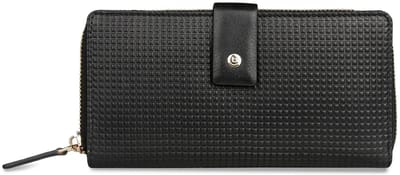 bugatti portemonnee Noemi Ladies Long Zip Wallet Black zwart