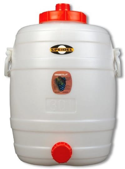 Cider Barrel Dranken Biervat 30L Food Grade Ronde met Toebehoren