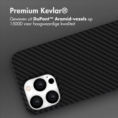 Accezz Hoesje - Geschikt voor Apple iPhone 13 Pro - backcover - Zwart