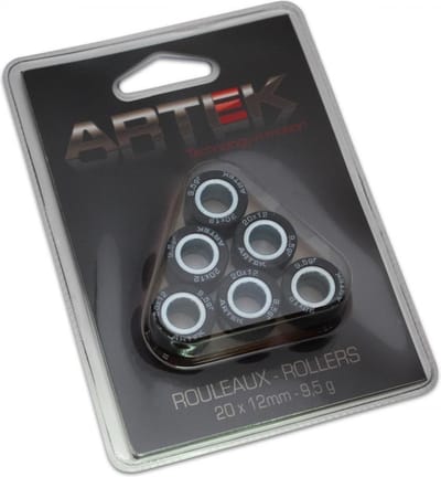 artek variatorrol voor yamaha 125 majesty scooter 1998-2020 20x12 9,5grs nieuw