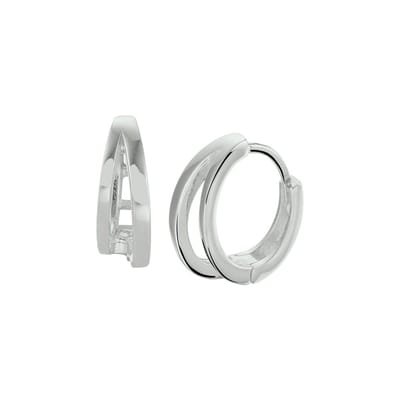 Glams klapoorringen - Zilver