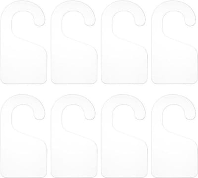 Cocoplus -10 stuks deurhanger acryl - ophanghandvat - niet storen deurbord - hangbord - bruiloft - verjaardagsfeesten - bloemenwinkels - cafe - transparant - handgemaakt