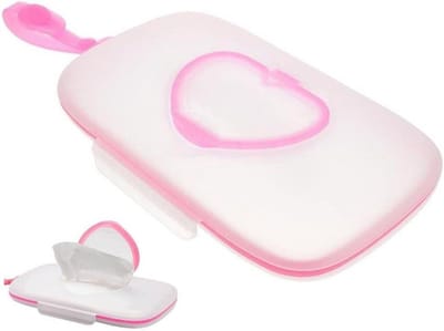 Babydoekjes Dispenser - Houders Natte Doekjes - Reizen en Onderweg - Herbruikbaar en Hervulbaar - 22.5 x 13.5 cm
