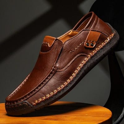 Heren Casual Schoenen Handgemaakte Heren Stijl Schoenen Comfortabele Veterschoenen Heren Mocassins Ademende Heren Loafers Grote Maat 48 Sneakers 48 bruin