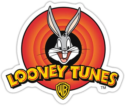 Looney Tunes Bugs Bunny Sticker maat S (10 x 10 cm)