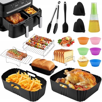 Merkloos Airfryer Accessoireset - Bakken, Grillen & Meer