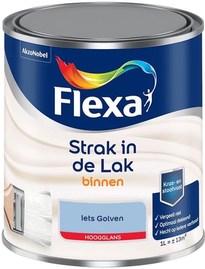 Flexa - Strak In De Lak Binnenlak Hoogglans - Iets Golven - Mengverf - 1 L