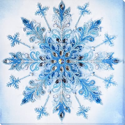 Borduurpakket met parels - 963 - KRALEN BORDUURPAKKET - Frost Patterns - Bevroren Patronen - Abris Art