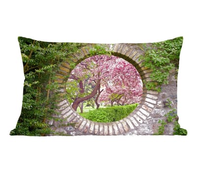 Sierkussens - Kussentjes Woonkamer - 50x30 cm - Doorkijk - Sakura - Bloesem - Japans