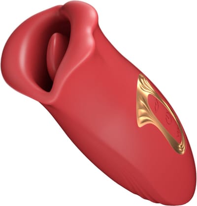 Cupitoys® Mond vibrator - French kiss - Rood - 10 zuigstanden standen - Vibrators voor vrouwen en mannen - Sex toys voor vrouwen en mannen