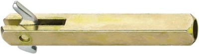 Vastzetstift - Vervangbare pin - Deuren Beveiligen - Voor eenzijdig doorboorde deuren - 10x75 mm - Metaal