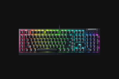 Razer BlackWidow V4 Low-Profile TKL HyperSpeed - Orange Mechanical (Tactile) - Gaming Toetsenbord - Zonder Numpad - Frans - Zwart