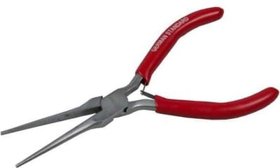Benson Mini naaldbektang - precisiewerk - 150 mm - rood/zwart