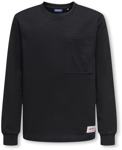 ONLY&SONS - OSJMACKEY REG LS LOGO TEE JRS - Jongens - Lange mouwen shirts