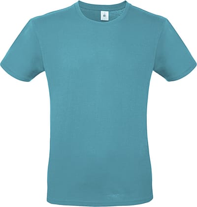 Classic E150 T-shirt B&C Collectie Turquoise Maat XS