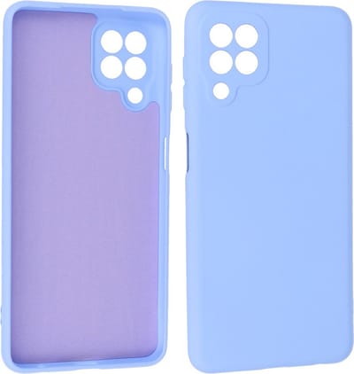 Hoesje Geschikt voor de Samsung Galaxy A22 4G - Fashion Color Backcover Telefoonhoesje - Paars
