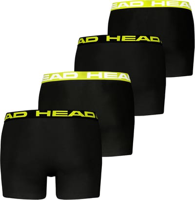 Head Basic boxerbroek voor heren, shorts, ondergoed, set van 4