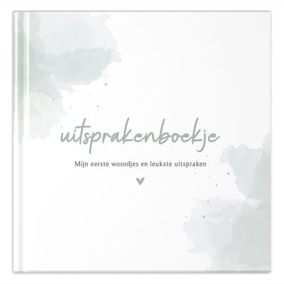Fyllbooks - Uitsprakenboekje - Invulboekje Quotes - Herinneringsboekje - Watercolour Groen