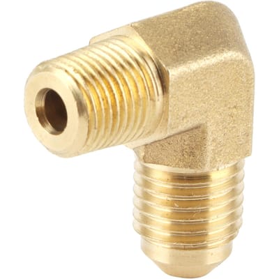 Adaptateur de tuyau coudé à filetage mâle en laiton à 90 degrés, raccord AN 4 à 18 NPT, anticorrosion