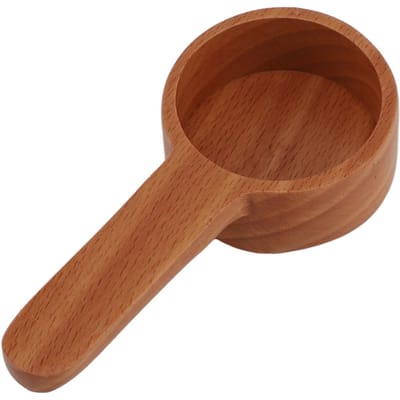 Koffiemeting Lepel Multifunctioneel Hoge Nauwkeurigheid Prachtig Duurzaam Houten Koffielepel voor Thuis Keukenbenodigdheden Short Log Color