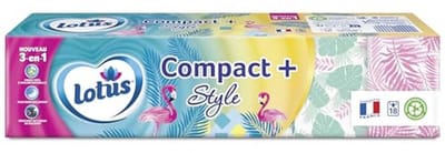 Zakdoeken LOTUS COMPACT + STYLE x 18 hoesjes