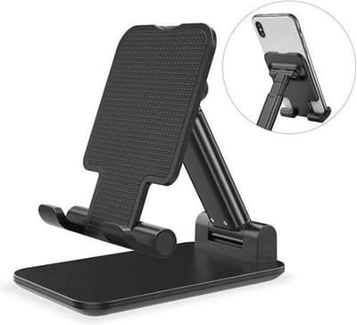 Telefoon & Tablet Houder LB-504 - Bureau | iPad / iPhone  / Samsung Tafel Standaard | Zwart | in hoogte verstelbaar