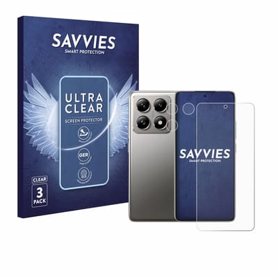 Savvies - Screenprotector voor Xiaomi 14T Pro (Voor+Camera) - Folie Beschermfolie transparant 6 Stuks