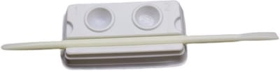 Dental Mixing Well dappendish - 100 Stuks -m Tandenbleken - with 2 Holes, Oral Materials Mixer Tray