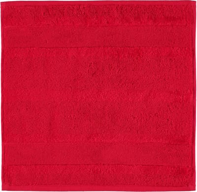 CAWÖ Noblesse² Uni Washandje - Rood - 30x30