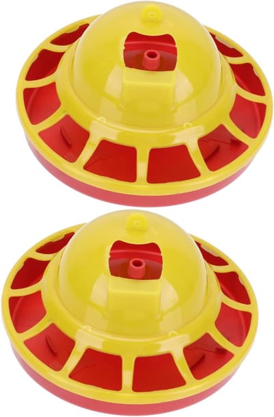 Kuikenvoederbakken Pluimvee - Kippenvoerbakken Duiven - Automatische Watertoevoer - Duurzaam Polypropyleen - 2 Stuks - Diverse kleuren