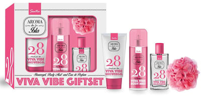 Sentio Aroma De La Isla nummer 28 Giftset VOOR DAMES 4-DELIG - Showergel + Bodymist + Eau de Parfum + Spons