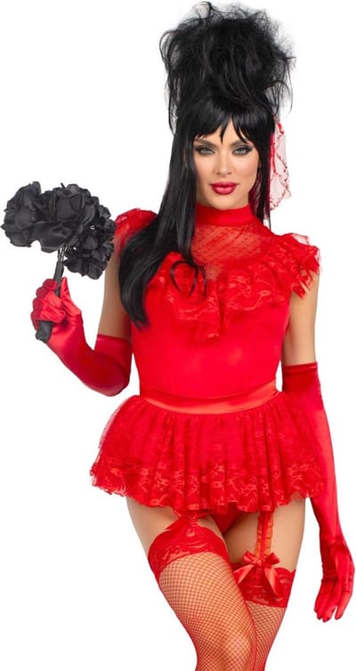 Leg Avenue - Beetle Babe Kostuum - S - Rood