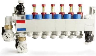 REHAU RAUTHERM SPEED Verdeler HKV-D Polymeer 11 Groepen, Konnektor 16, 14707901001