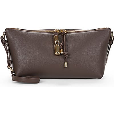 FURLA Leren schoudertas Debby Mini Shoulder Bag Cioccolato donkerbruin