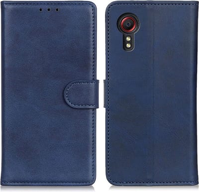 Coverup Hoesje - Geschikt voor Samsung Galaxy Xcover 7 Hoesje - Coverup Luxe Book Case - Blauw