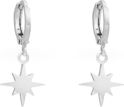 Yehwang Oorbel morning star zilver 0287528-101
