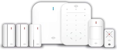 Draadloos Alarmsysteem - Slimme Beveiliging - Huis Beveiligen - Gratis App - 100 Meter Bereik - Wit