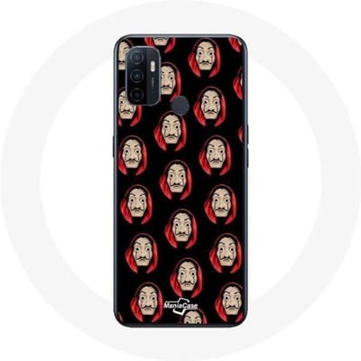 Coque - La Casa De Papel - Oppo A53 - Noir - Souple - Protection smartphone