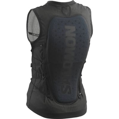 Salomon Flexcell Pro, rugbeschermer, junior, zwart