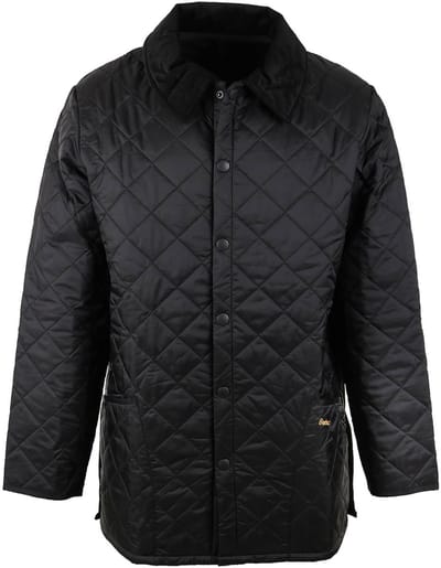 Barbour Liddesdale Quilt Zwart - Maat S - Heren - Gewatteerde jassen